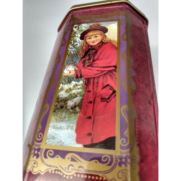 Vintage 1960’s Christmas “Victorian Memories” Octagon shaped - Picture 10 of 11